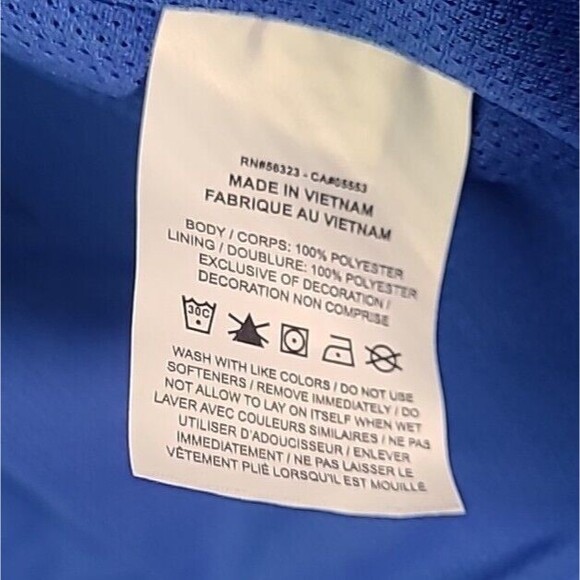 EUC Nike Dri Fit Duke University Jacket Womens Size Large Blue Vented Hooded - Picture 7 of 9